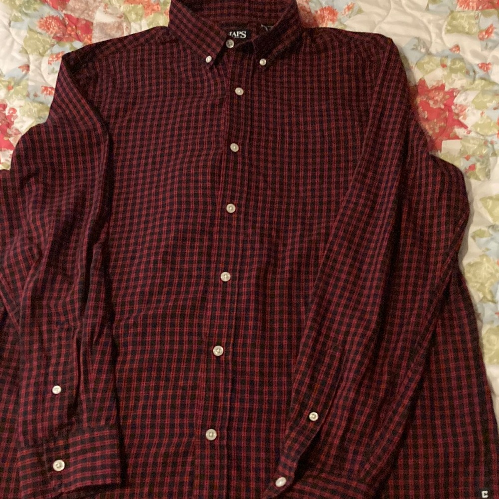 Mens Chaps l/s button down size L